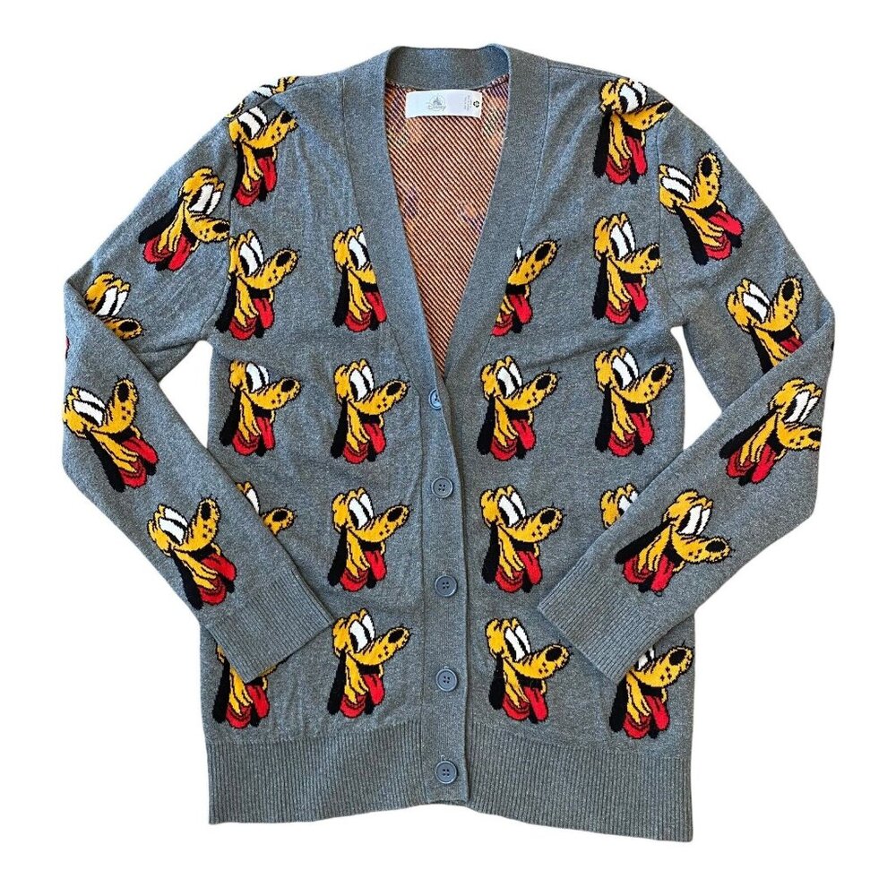 Disney Gray Cardigan with Pluto Design